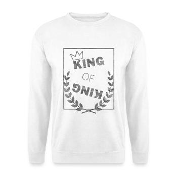 King of King - Sweat-shirt Unisexe - blanc - Devant
