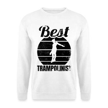 Bester Trampolinspringer - Unisex Pullover - Weiß - Vorne