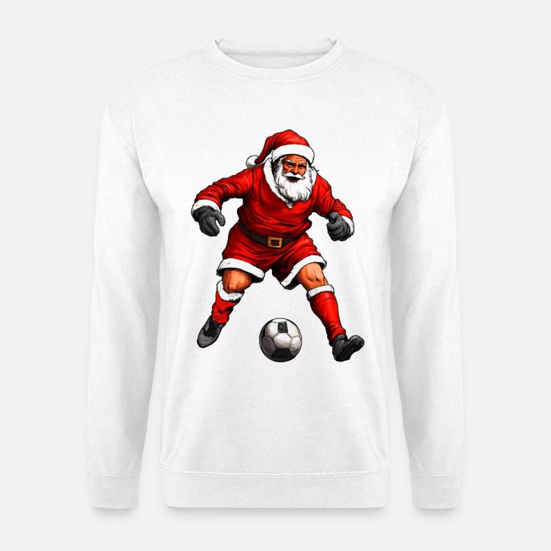 Fussballer Weihnachten - Unisex Pullover - Weiß