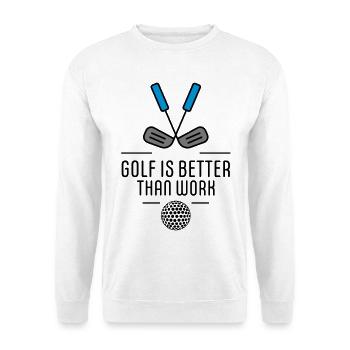 Golf - Unisex Pullover - Weiß - Vorne