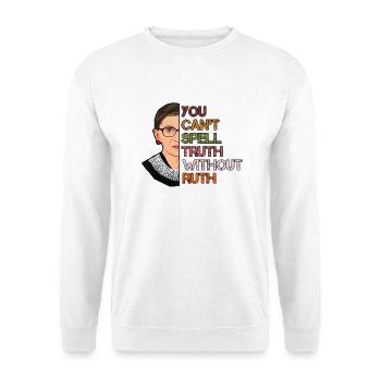 Truth Without Ruth Icon - Unisex Sweatshirt - white - Front