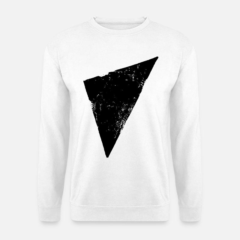 Triangle | Polygon | Triangle - Unisex Sweatshirt - white
