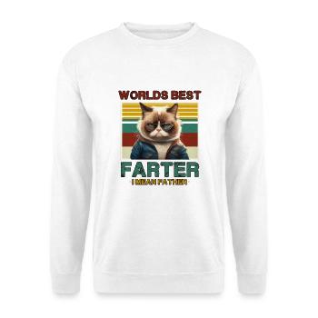 World's Best Farter - Unisex Sweatshirt - white - Front