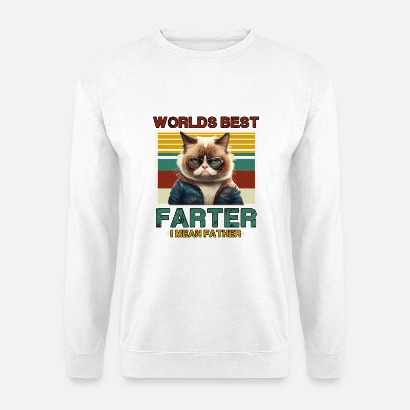 Der weltbeste Farffer - Unisex Pullover - Weiß