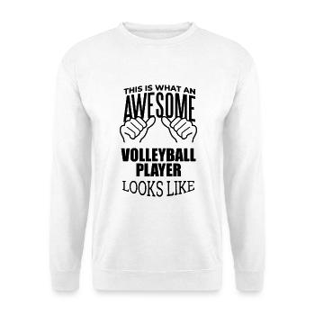 Volleyball Volleyball Volleyball - Unisex Sweatshirt - white - Front