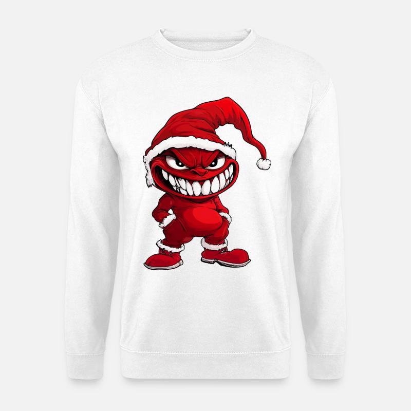 Teufel Weihnachten - Unisex Pullover - Weiß