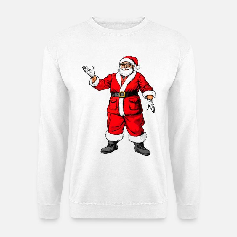 Weihnachtsmänner Weihnachten / Weihnachtsmann  - Unisex Pullover - Weiß