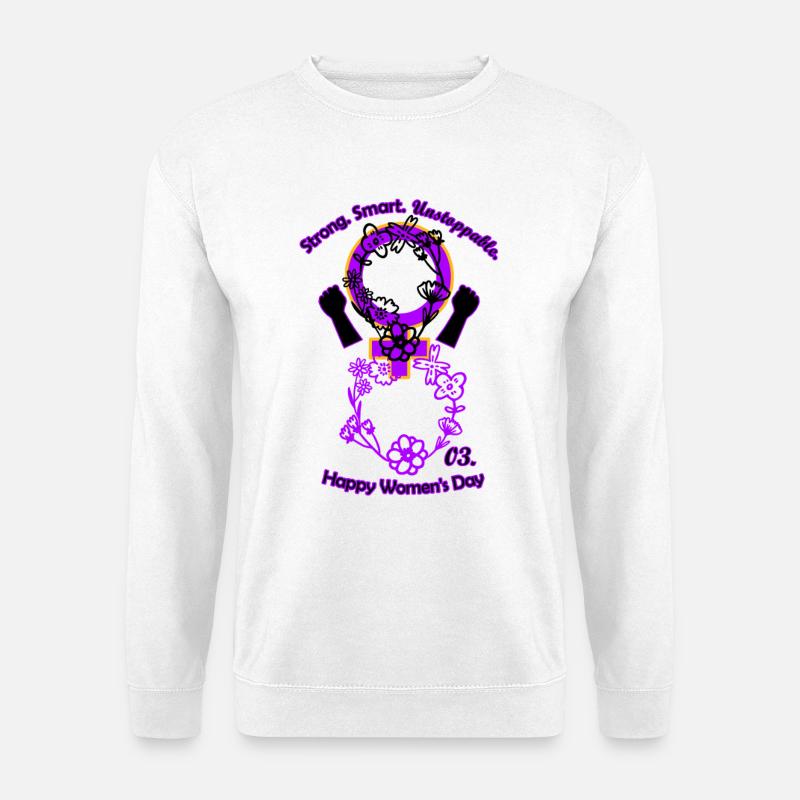 International Women's Day Design - Unisex Pullover - Weiß