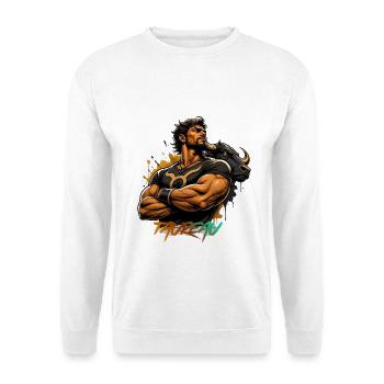 Stier-Mann – Astrologie-Geschenk - Unisex Pullover - Weiß - Vorne