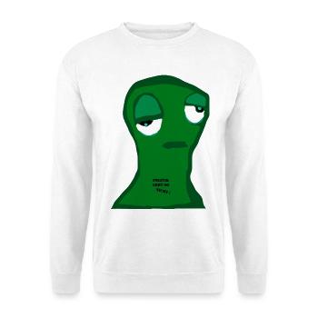 Politik Frust genervt  - Unisex Pullover - Weiß - Vorne