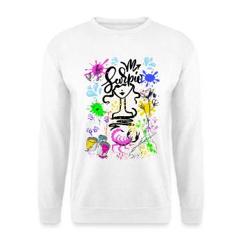 Scorpio Woman – Astrology Gift - Unisex Sweatshirt - white - Front