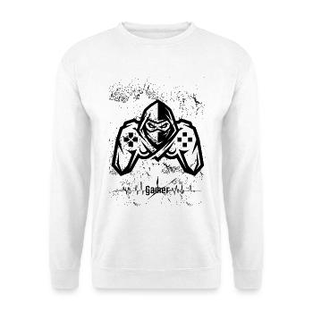 Gamer Controller – Geek Gift - Unisex Sweatshirt - white - Front