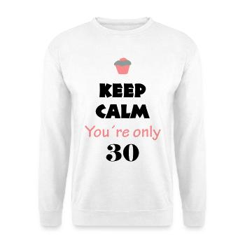 geburtstag 30 - Unisex Pullover - Weiß - Vorne