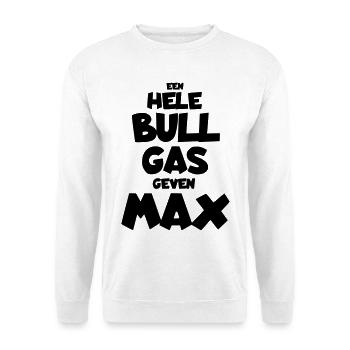 Ein ganzer Bullengas Max Race, DGP, Zandvoort * - Unisex Pullover - Weiß - Vorne