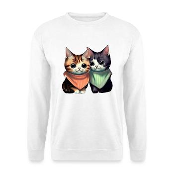 Best Friends Cats - Unisex Sweatshirt - white - Front