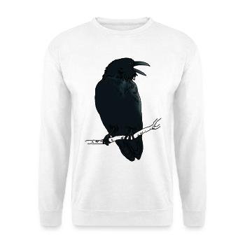 Black Raven - Unisex Sweatshirt - white - Front