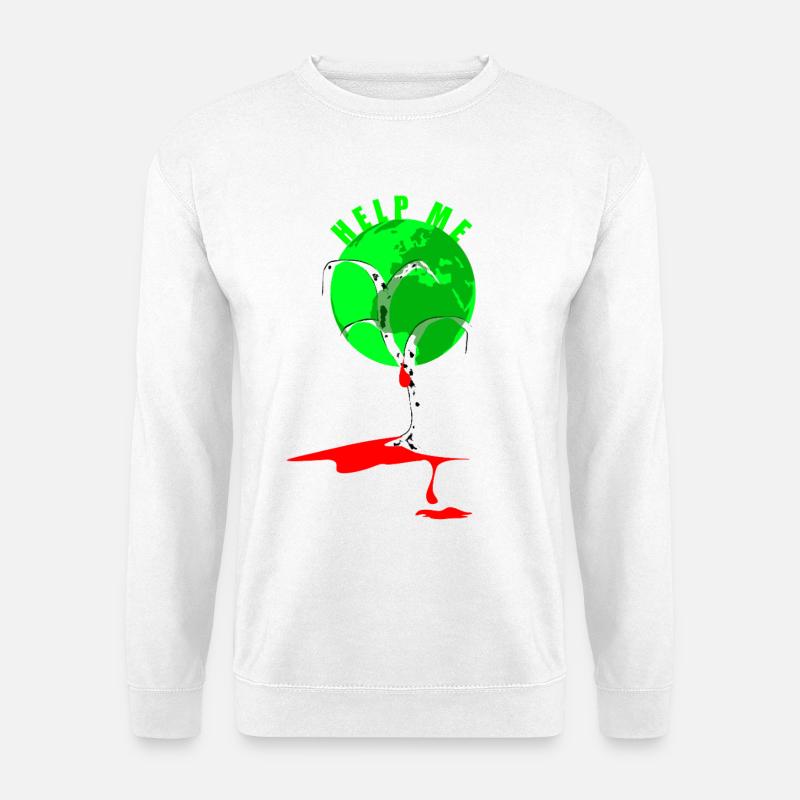 Help Earth: Vulnerable Tree - Unisex Sweatshirt - white