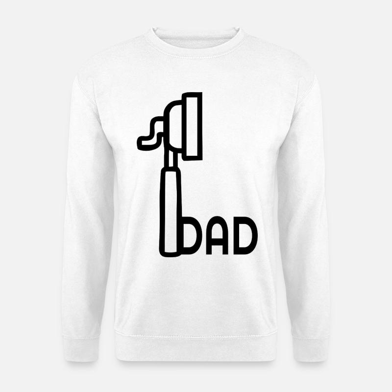 Espresso-Kaffeemaschine-Papa - Unisex Pullover - Weiß