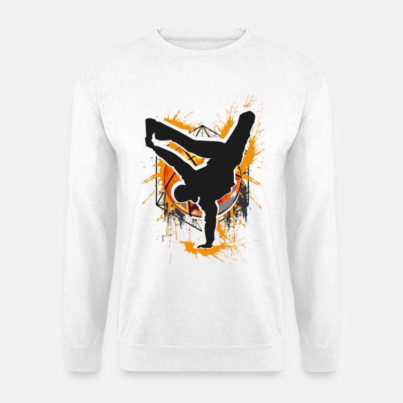 Breakdance - Breakdancer - Breakdancing - Bboy - Unisex Pullover - Weiß