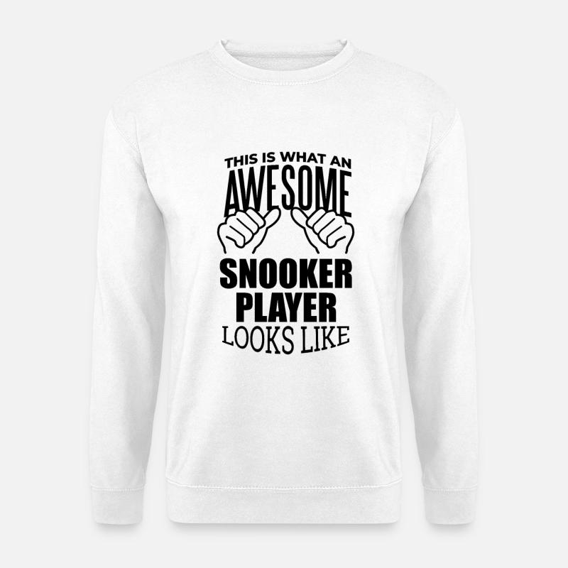 Snooker - Unisex Pullover - Weiß