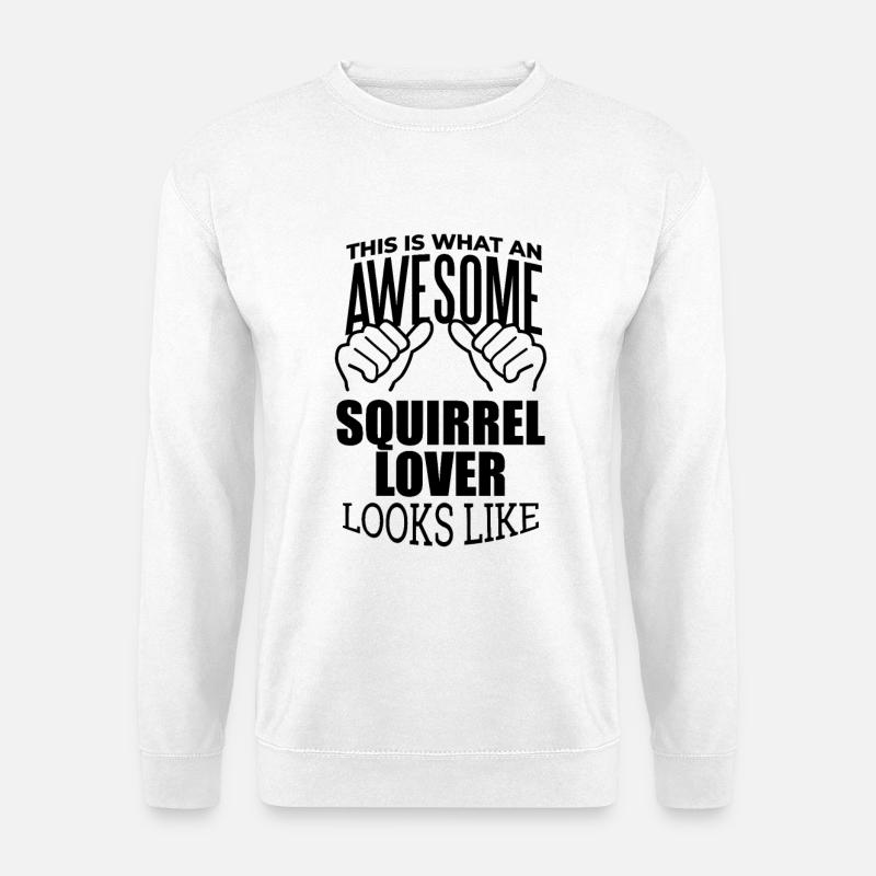 Eichhörnchen - Unisex Pullover - Weiß