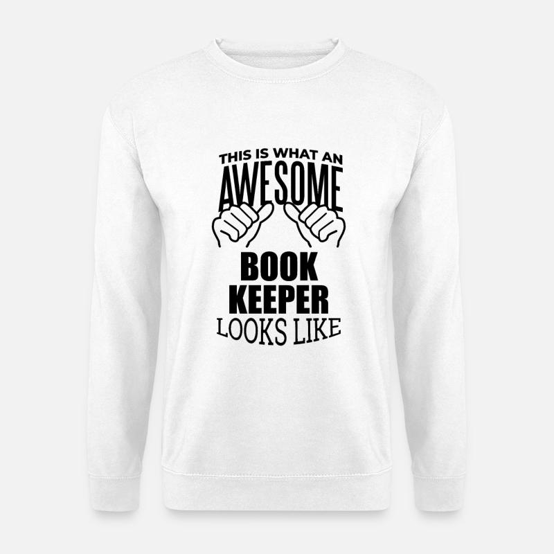 Buchhalter - Unisex Pullover - Weiß