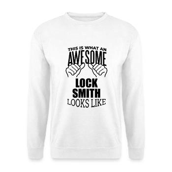 Schlosser - Unisex Pullover - Weiß - Vorne