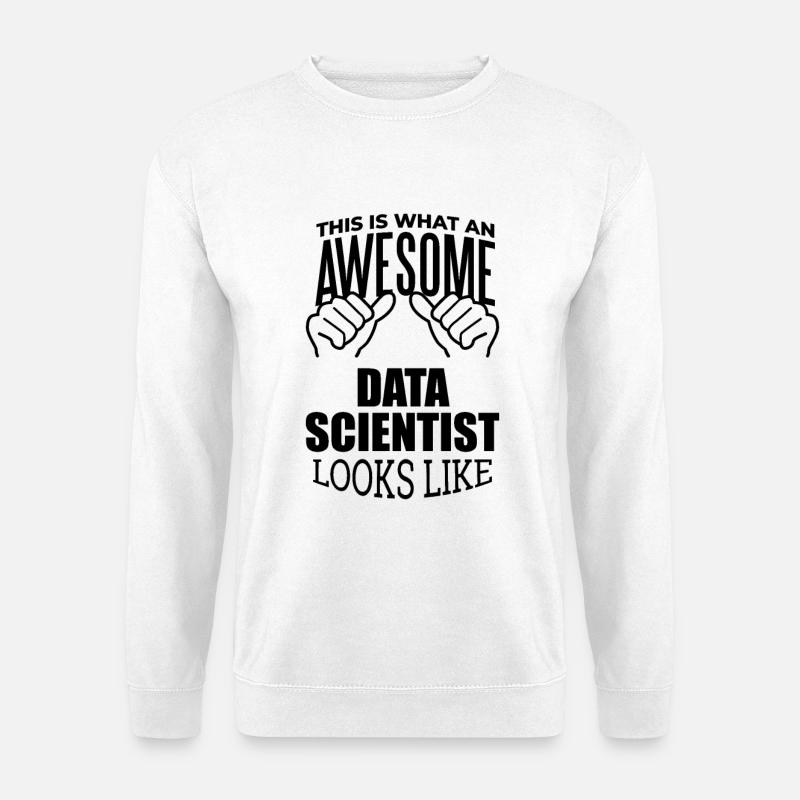 Datenwissenschaft - Unisex Pullover - Weiß