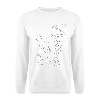 Pissenlit de chat Pissenlit - Sweat-shirt Unisexe - blanc - Devant