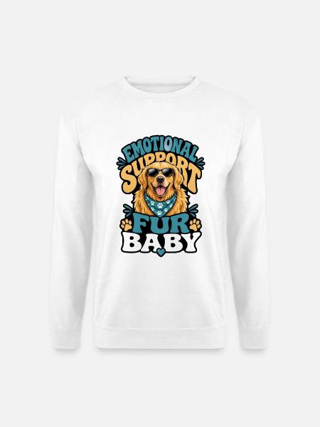 Golden Retriever - Unisex Pullover - Weiß