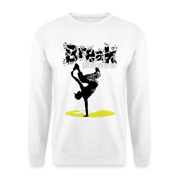 Breakdance flex - Unisex Pullover - Weiß - Vorne