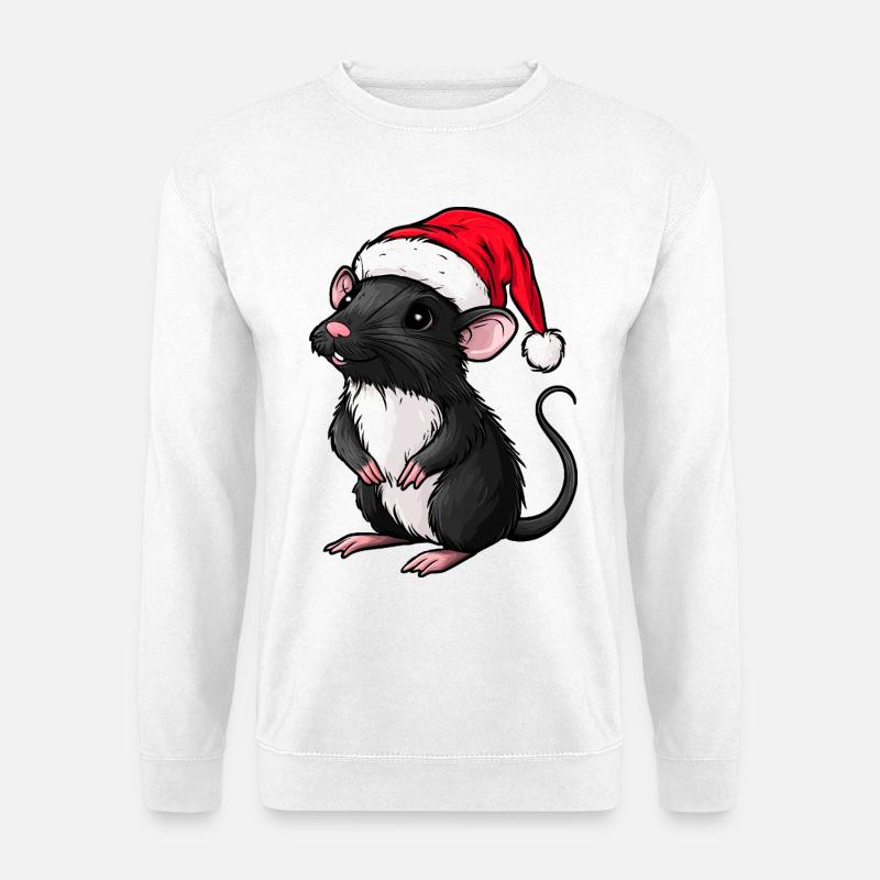 Julerotte - Unisex sweater - hvid