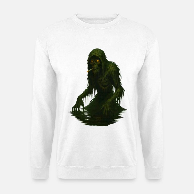 Swamp Monster - Unisex Pullover - Weiß