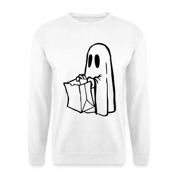 Fantôme - Sweat-shirt Unisexe - blanc - Devant