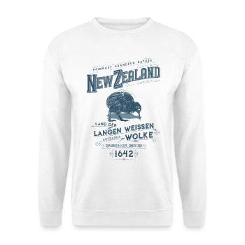 Aotearoa - Neuseeland - Unisex Pullover - Weiß - Vorne