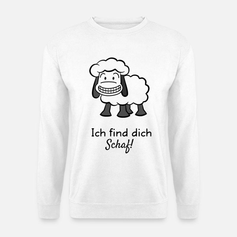 Ich find dich Schaf! - Unisex Pullover - Weiß