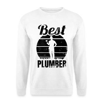 Meilleur installateur - Sweat-shirt Unisexe - blanc - Devant