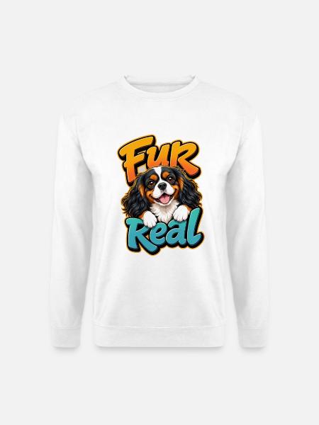 Kavallerier King Charles Spaniel - Unisex Pullover - Weiß
