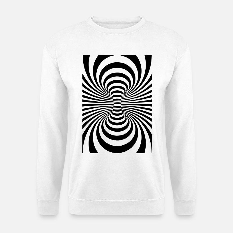 Coole Kunst,Kunst,Art,Design,Kreise, - Unisex Pullover - Weiß