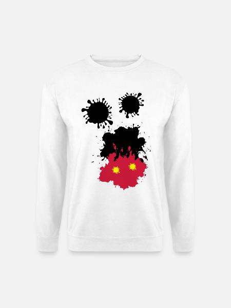 Mouse spots - Unisex Sweatshirt - white