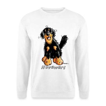 Mignon Hovawart Chien - Sweat-shirt Unisexe - blanc - Devant