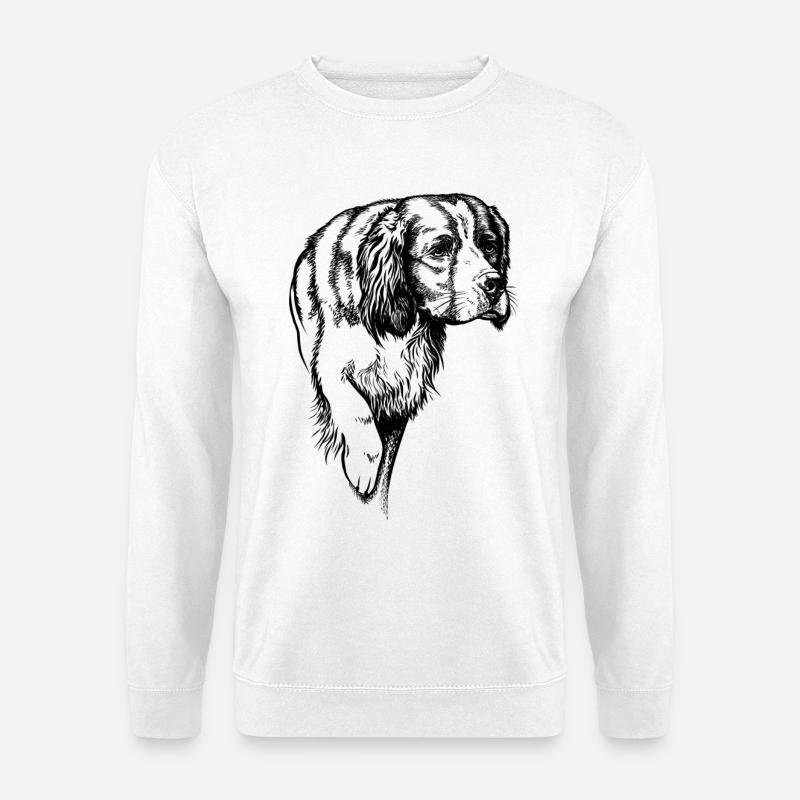 IRW Setter vorstehend - Unisex Pullover - Weiß