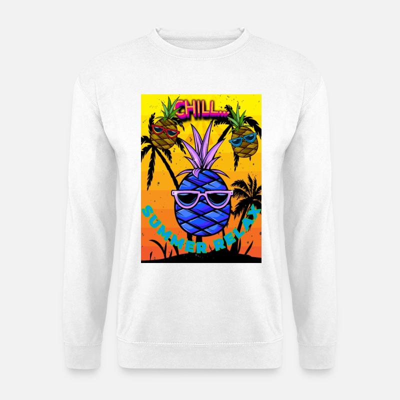 Chill summer relax - Unisex Sweatshirt - white