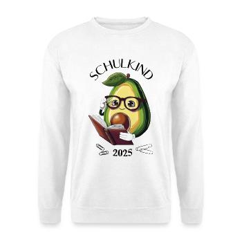 School Child 2025 – Avocado School Enrollment - Unisex Sweatshirt - white - Front