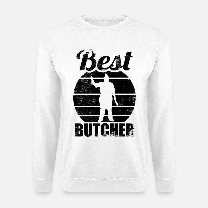 Metzger - Unisex Pullover - Weiß