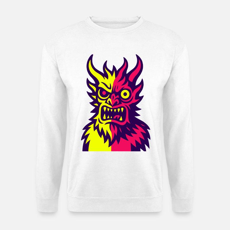 Pop Art Devil's Monster - Unisex Sweatshirt - white