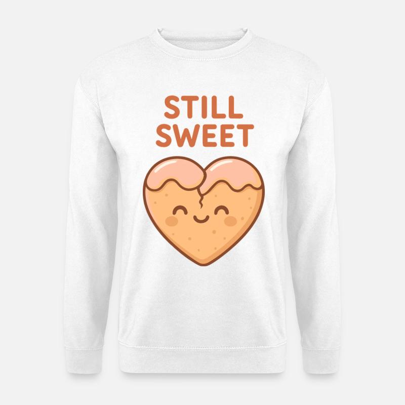 Noch süßes Keksherz - Unisex Pullover - Weiß