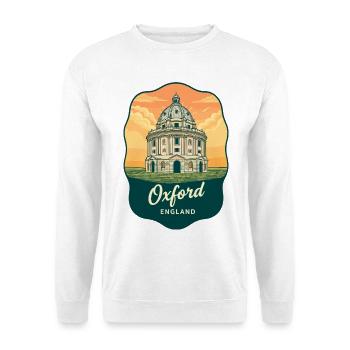 Oxford Radcliffe Camera Vintage Badge - Unisex Sweatshirt - white - Front