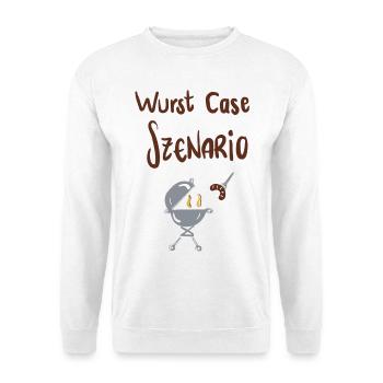 Wurst Case Szenario - Unisex Pullover - Weiß - Vorne