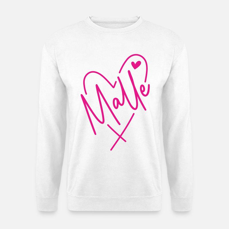 Mallorca Malle - Unisex Pullover - Weiß
